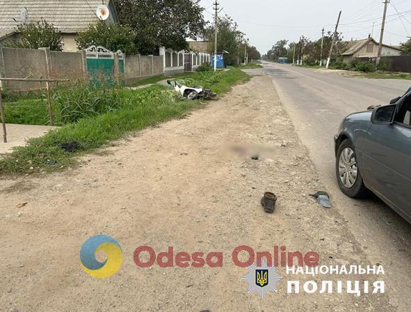 На Одещині через ДТП травмувався літній мотоцикліст