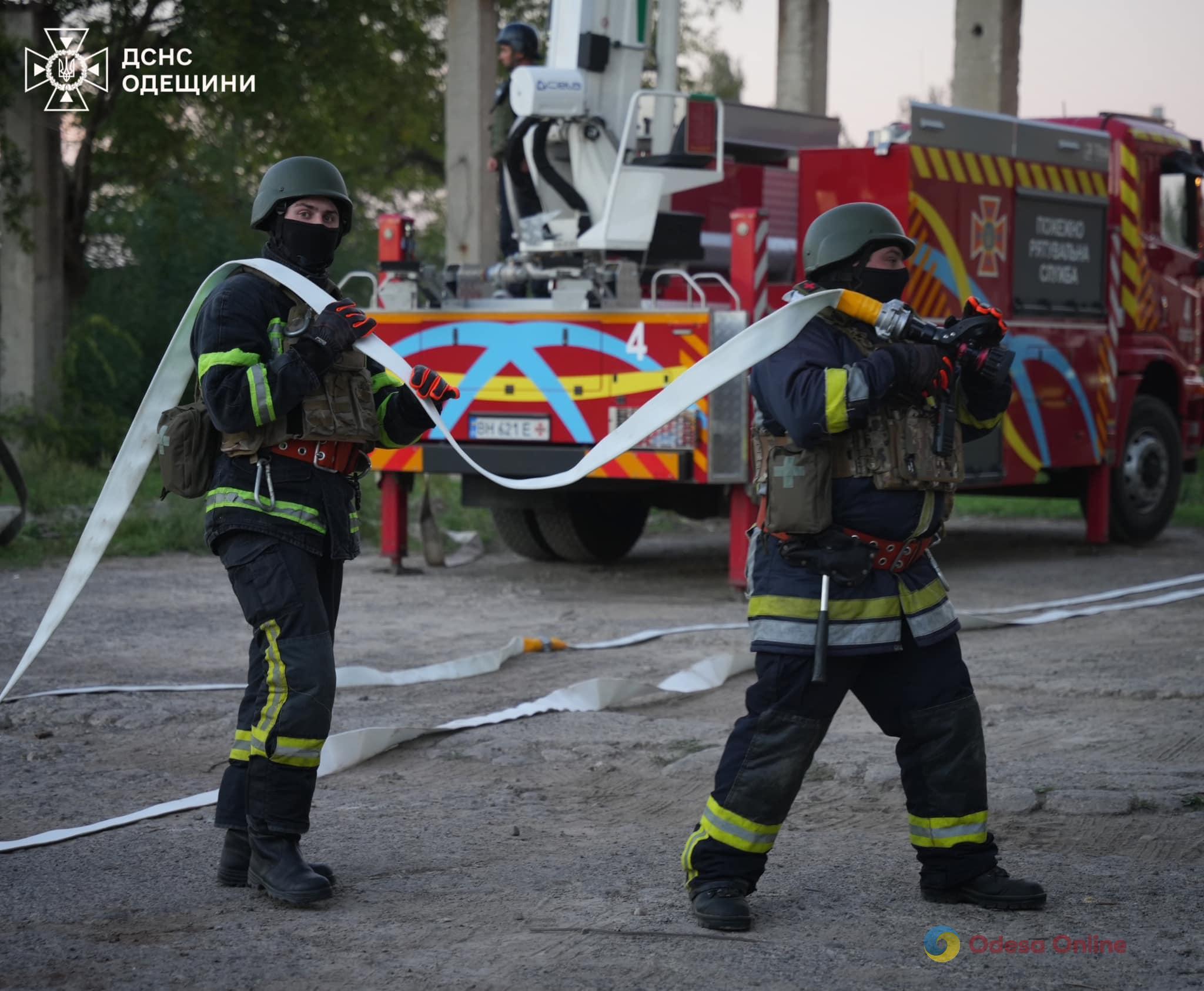 Одеські рятувальники долучилися до масштабних навчань з цивільного захисту (фото)