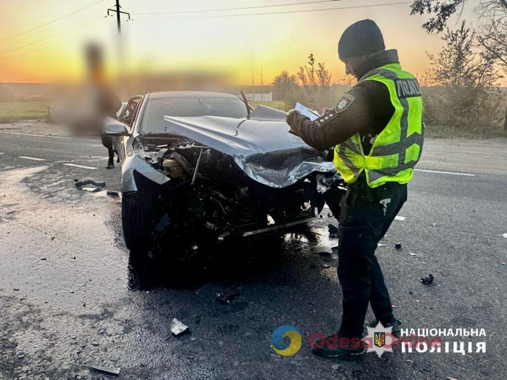 В Одесском районе столкнулись три автомобиля, есть пострадавшие (фото)