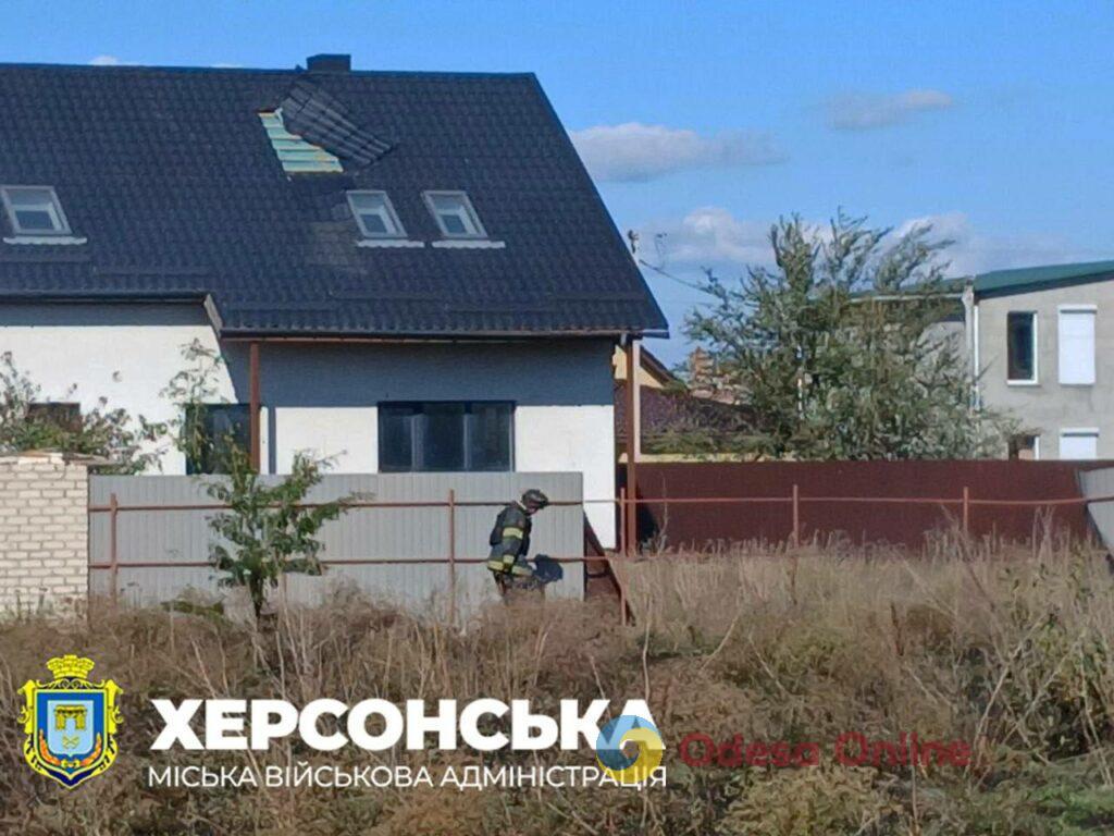 В Херсонской области российские войска атаковали Зеленовку, повредив более 15 частных домов (фото)