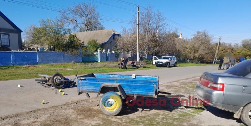 В Одеській області троє підлітків потрапили в аварію на мотоциклі