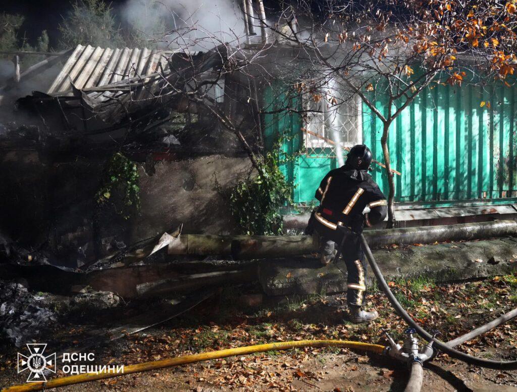 В Одесі гасили приватний будинок