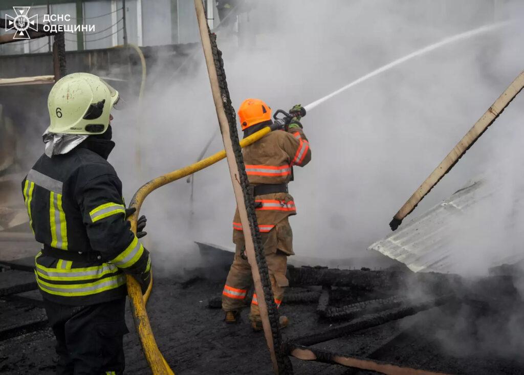 В Одессе сгорел летний ночной клуб