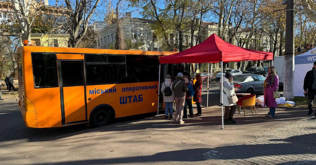 У Приморському районі Одеси на місці «прильоту» розгорнули оперативний штаб