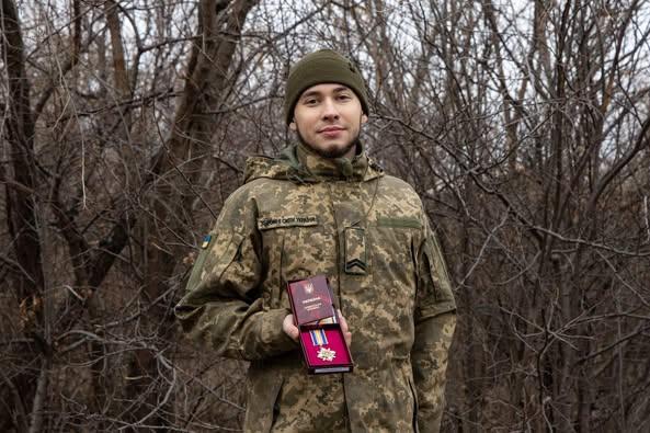 Военного из Одесской области наградили орденом «За мужество»