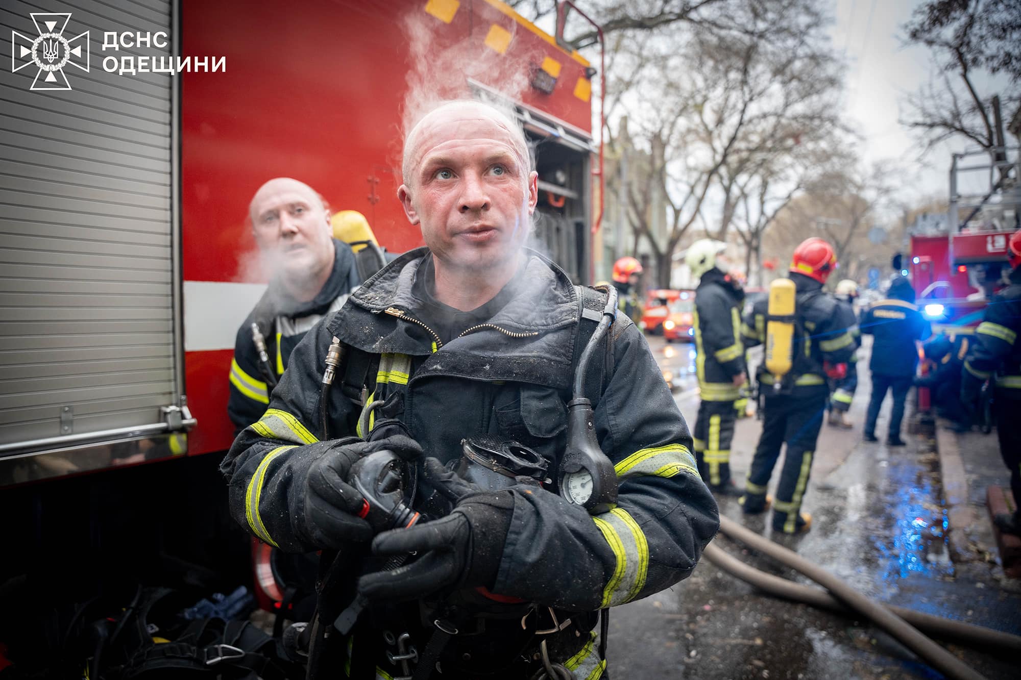 У центрі Одеси з пожежі врятували трьох людей