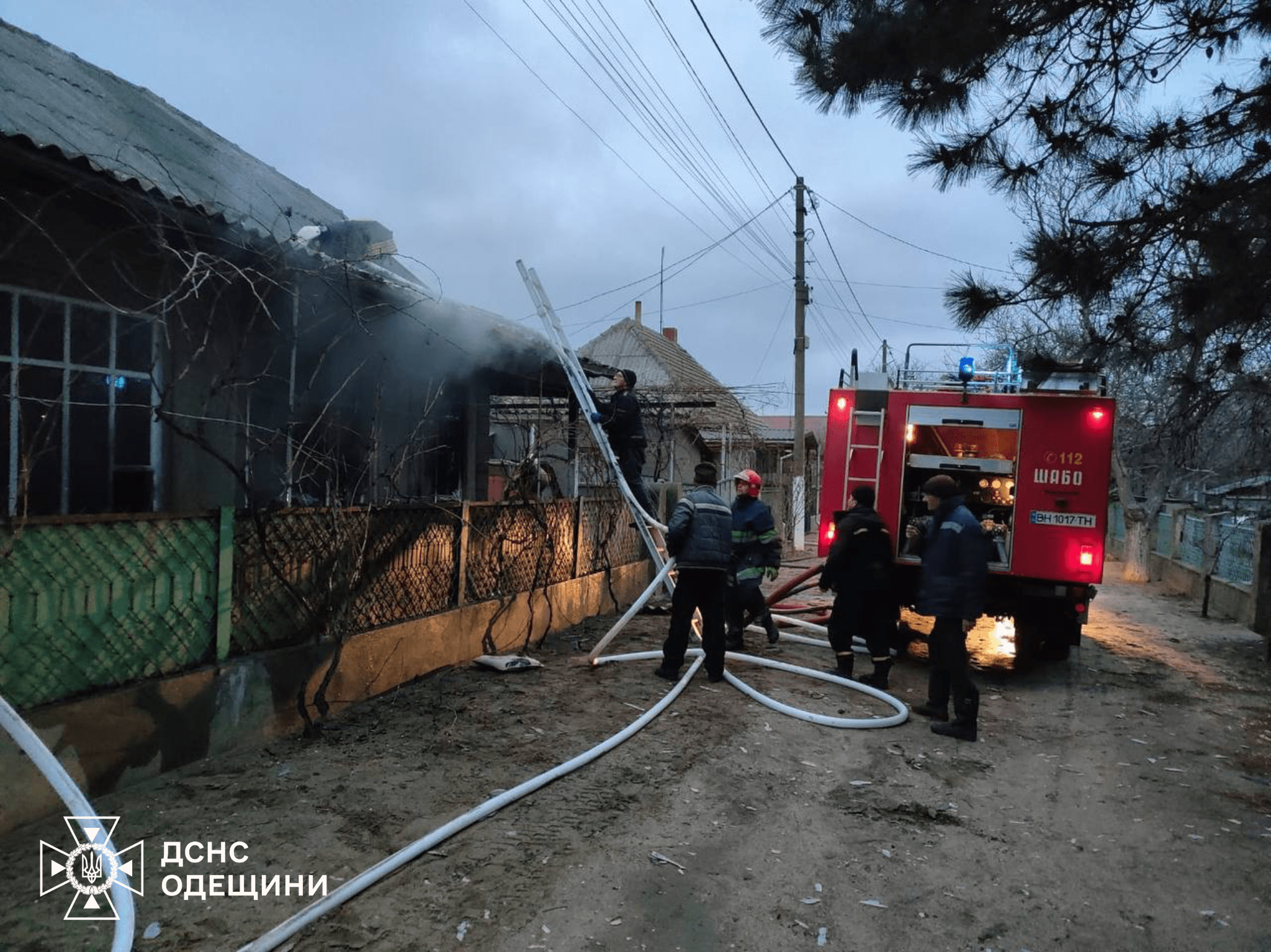 На Одещині через розгерметизацію шлангу газового обладнання сталася пожежа – двоє постраждалих