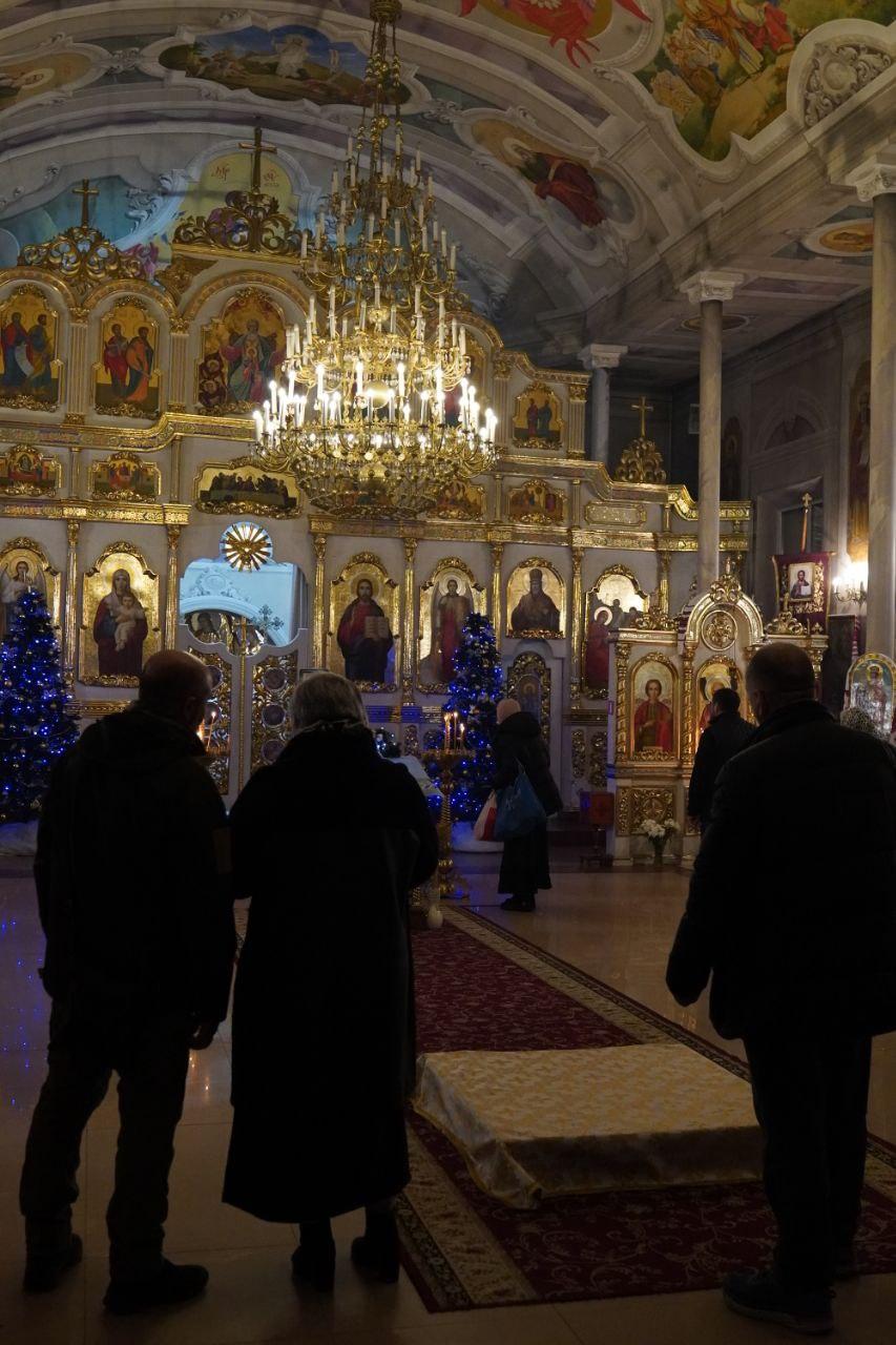 У різдвяний Святвечір в одеських храмах пройшли богослужіння