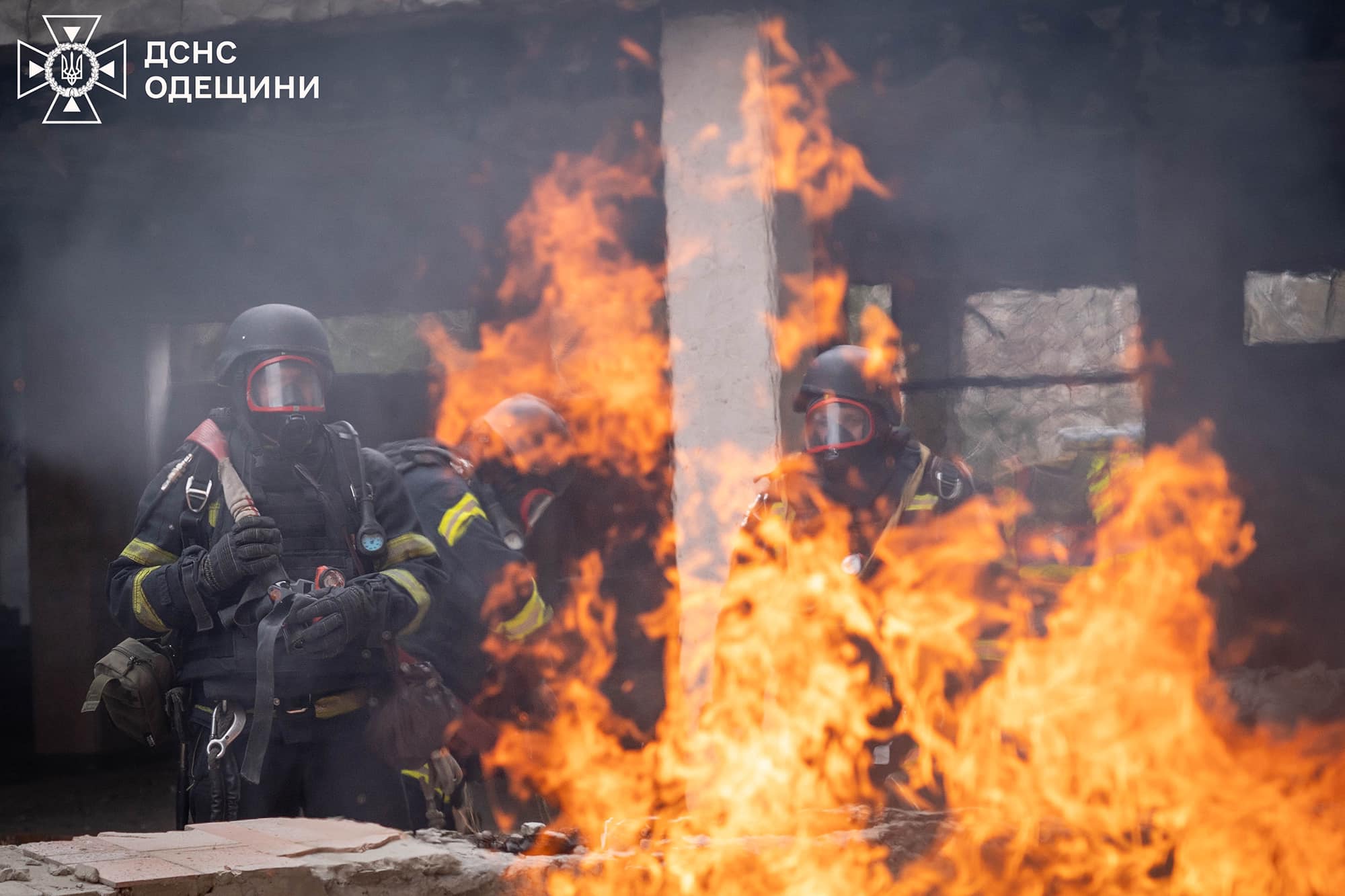 В Одессе отработали ликвидацию последствий вражеской атаки (фото, видео)