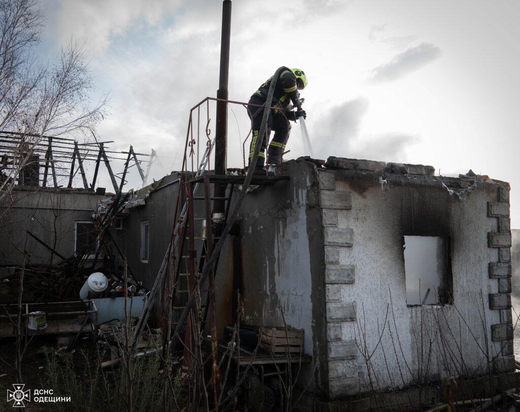 Під Одесою згорів приватний будинок