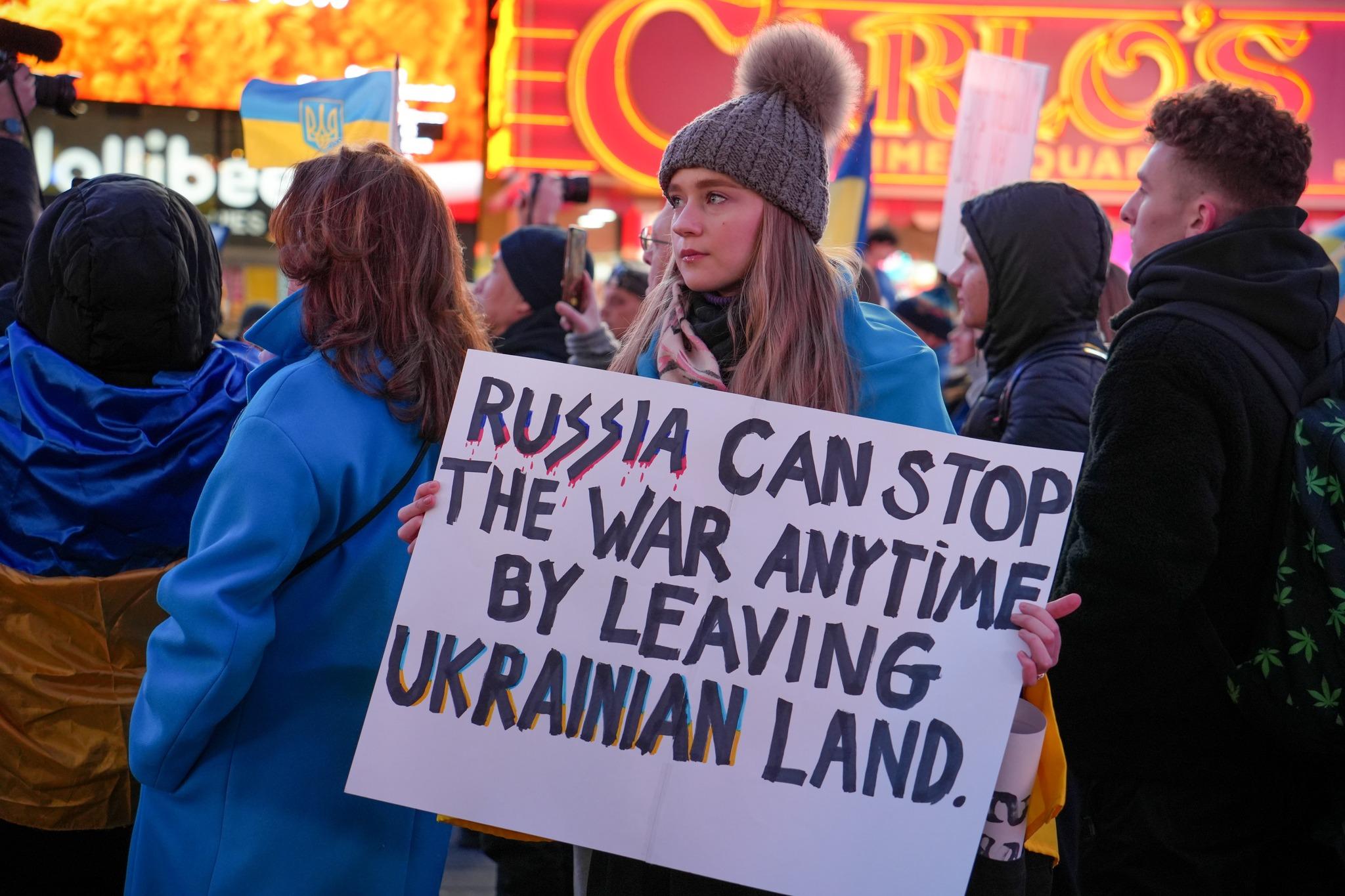 У Нью-Йорку на Таймс-сквер пройшла акція на підтримку України (фото, відео)