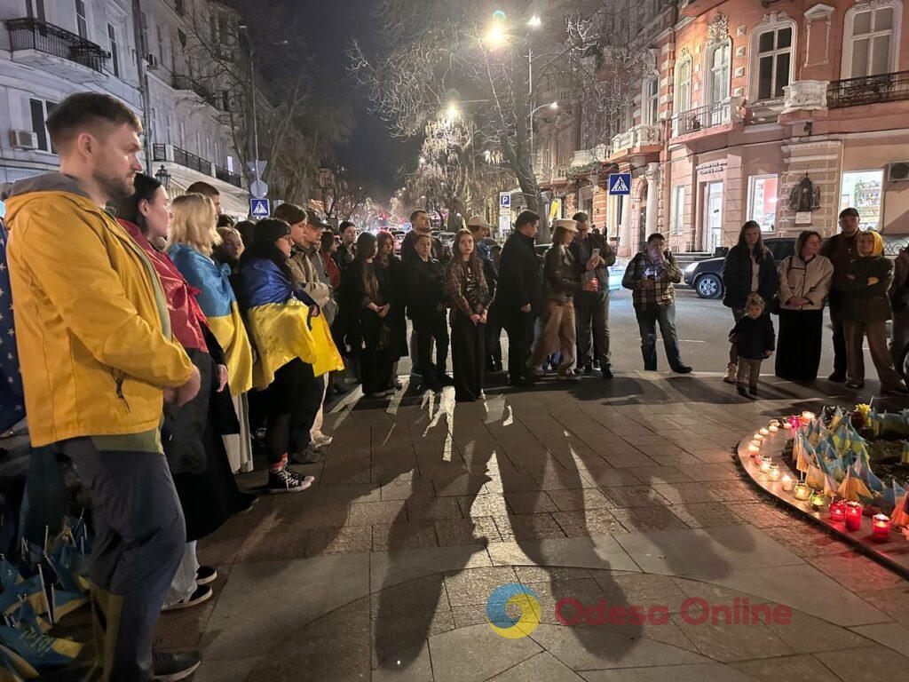 Одесситы собрались, чтобы почтить память Демьяна Ганула (фото, видео)