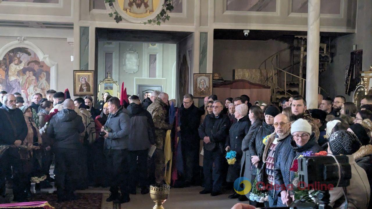 В Одессе простились с активистом Демьяном Ганулом