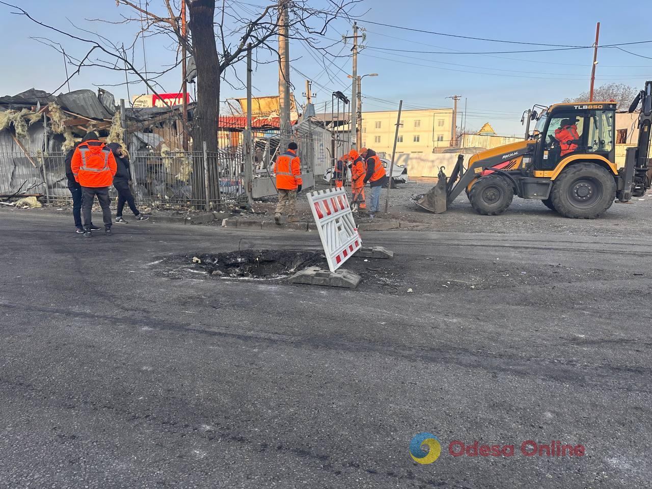 Уничтоженные и поврежденные ТЦ, СТО и магазины: последствия очередной российской атаки на Одессу (фото)