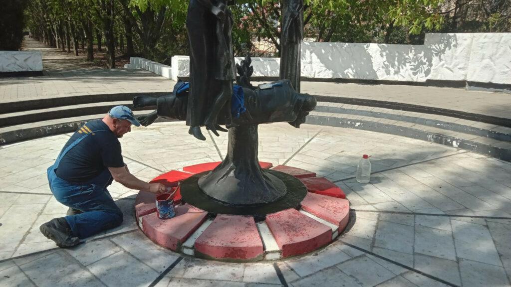 Одесские памятники обработали антивандальным раствором (фото)
