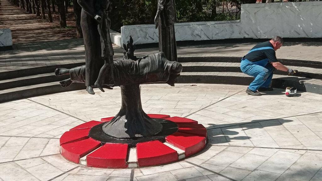 Одесские памятники обработали антивандальным раствором (фото)