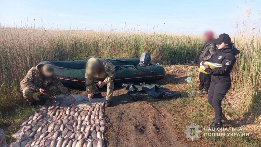 На Одещині браконьєри наловили риби на 700 тисяч гривень (фото)