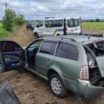 В Одесской области автомобиль на скорости слетел с дороги и перевернулся