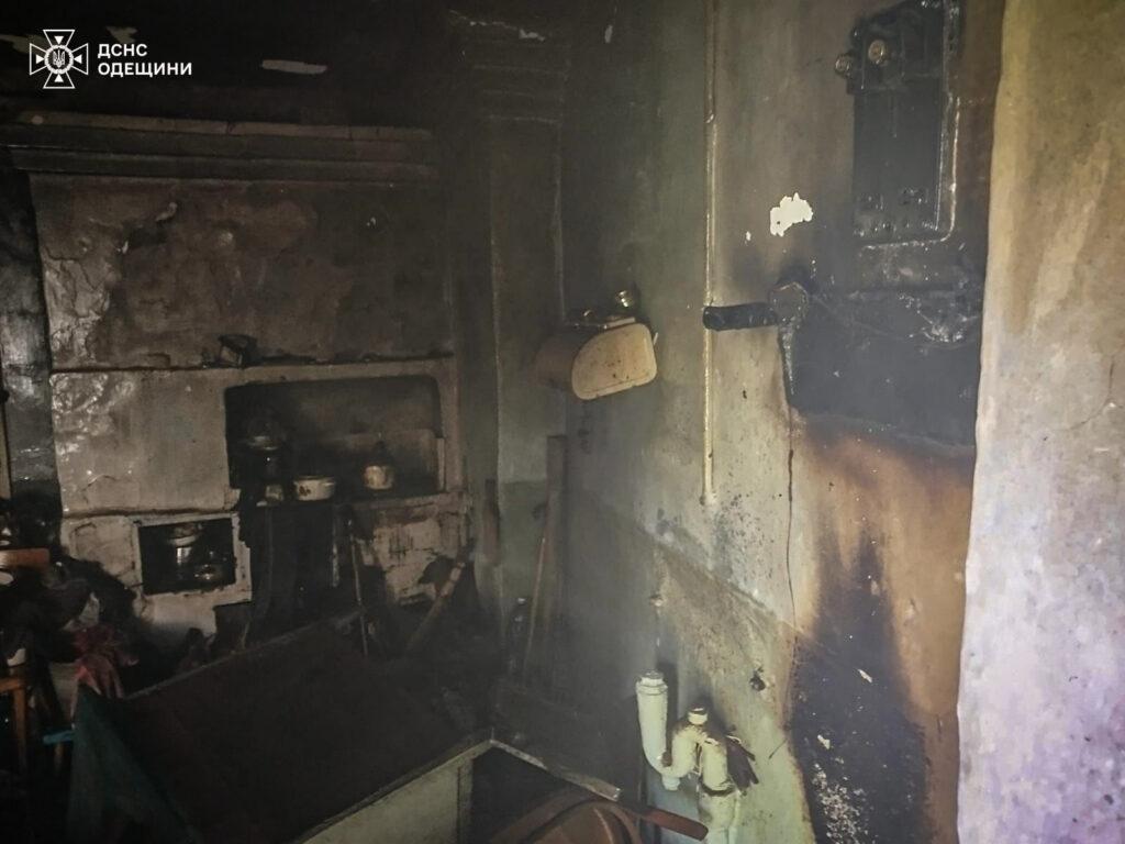 На Одещині під час пожежі в приватному будинку загинув чоловік (фото)