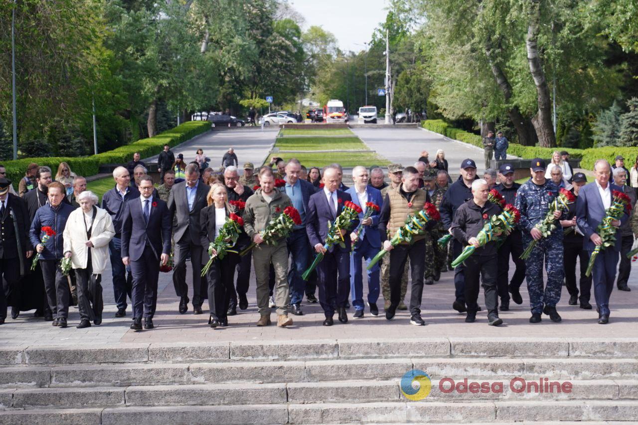 В Одесі відзначили День пам’яті та перемоги над нацизмом у Другій світовій війні