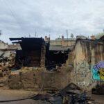 Одесса: в районе Старопортофранковской горело заброшенное здание (фото)