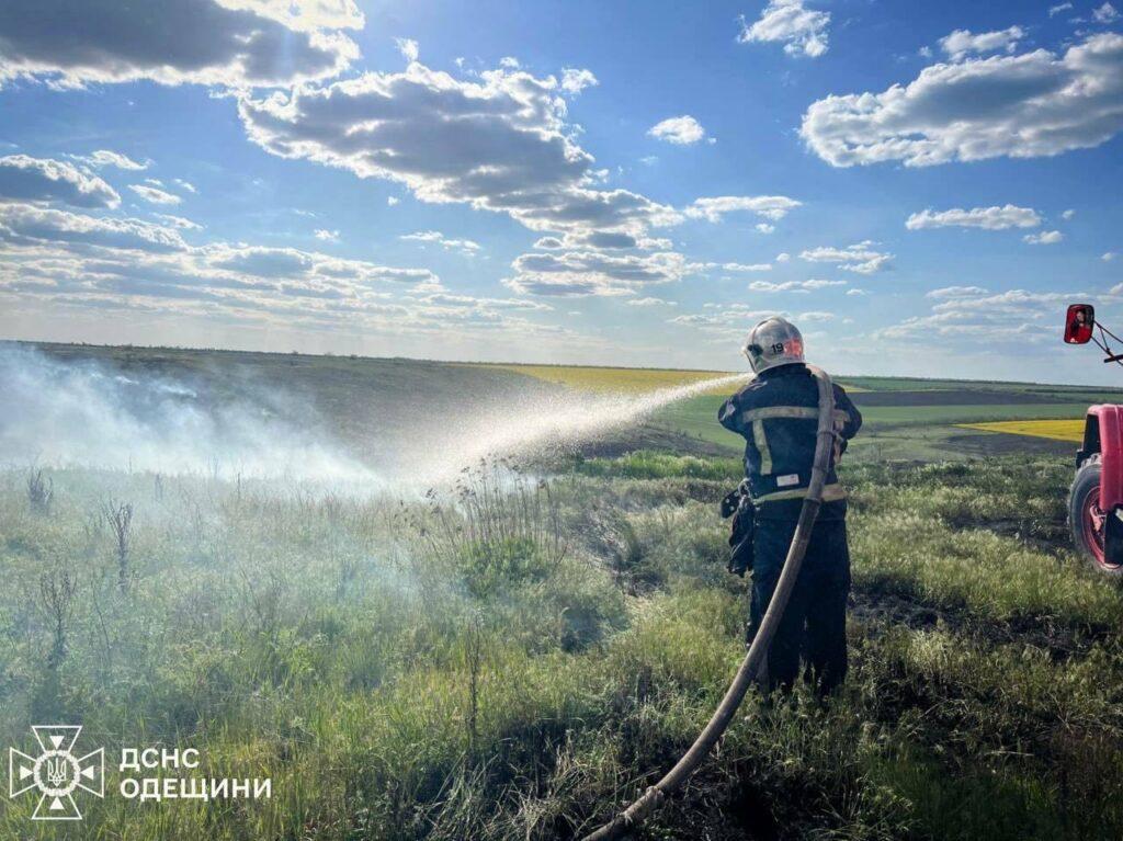 Двоє людей постраждали під час самостійного гасіння пожеж на відкритих територіях на Одещині