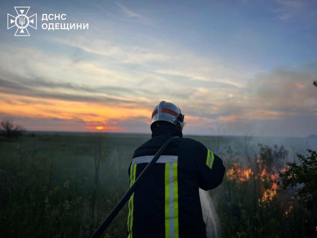 Двоє людей постраждали під час самостійного гасіння пожеж на відкритих територіях на Одещині