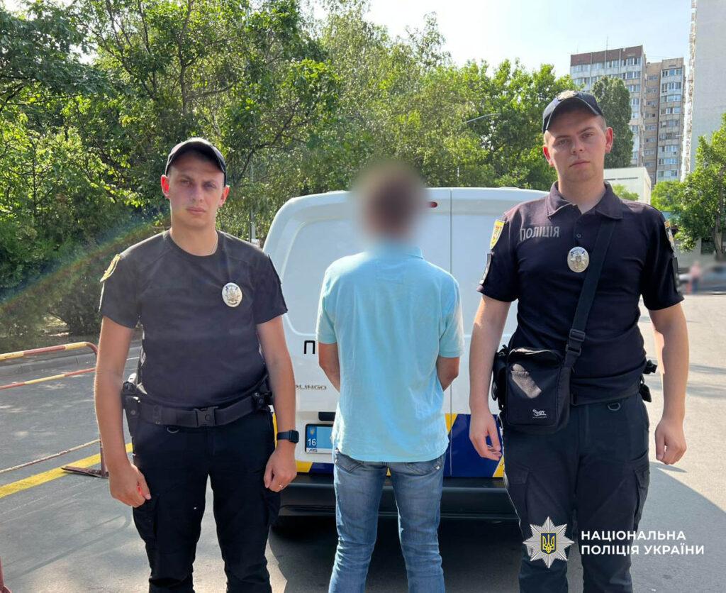 В Одесской области «по горячим следам» задержали автоугонщика (фото, видео)