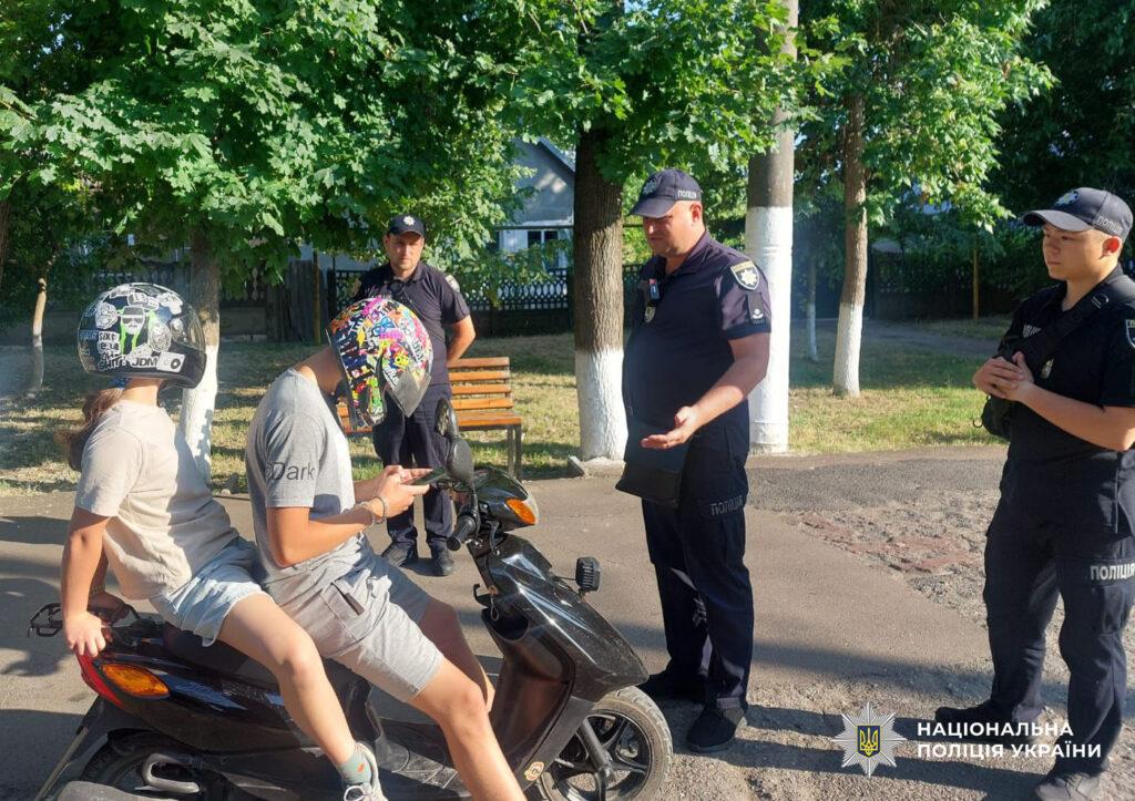 Подростки за рулем без удостоверений: одесские полицейские оштрафовали их родителей