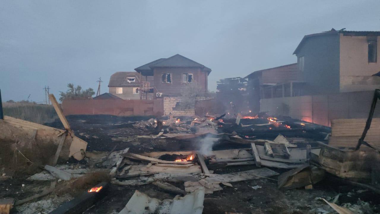 Одещина: вночі ворог атакував Білгород-Дністровський район (фото)