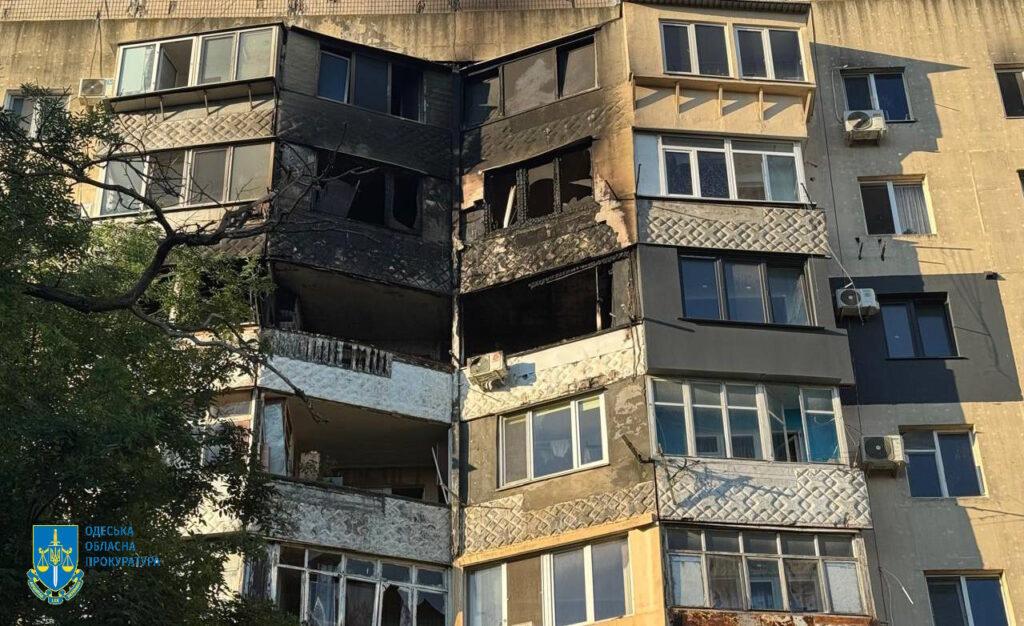 Ворог вкотре вдарив по Одесі безпілотниками – прокуратура розпочала розслідування
