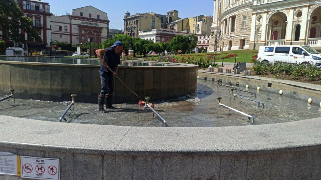 В історичному центрі Одеси тимчасово не працює фонтан