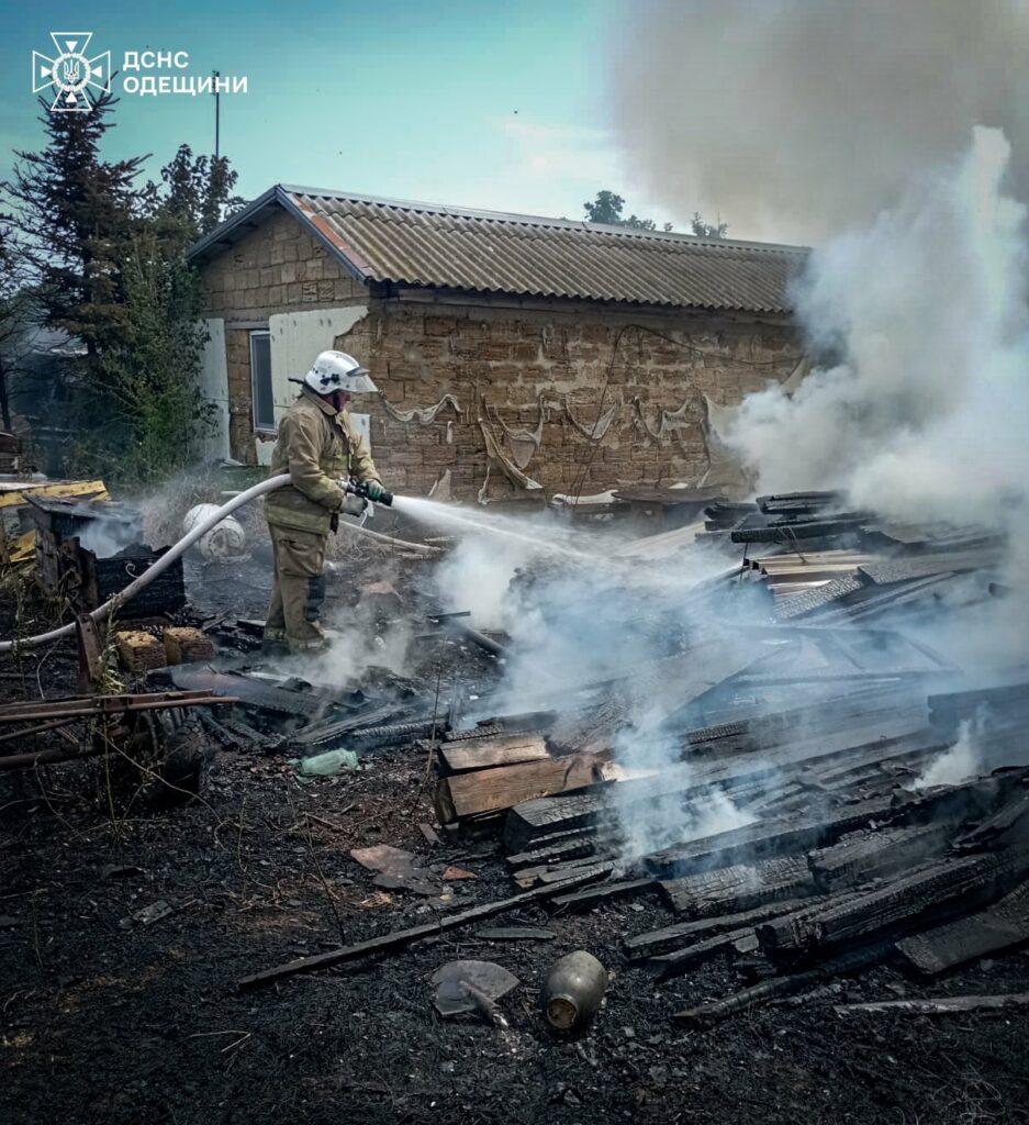 Возгорание сухой растительности в Одесской области: за сутки на пожарах пострадали шесть человек