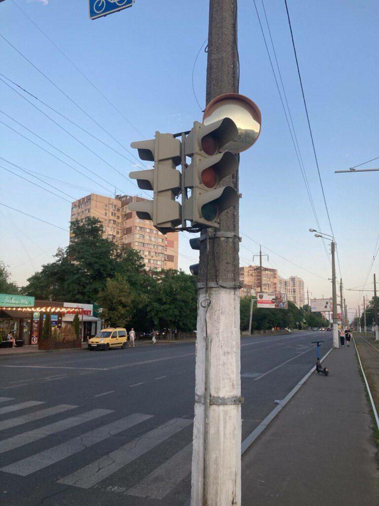 В Киевском районе Одессы временно не будет работать группа светофоров