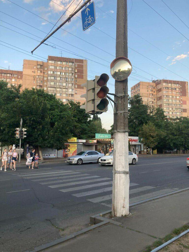 В Киевском районе Одессы временно не будет работать группа светофоров