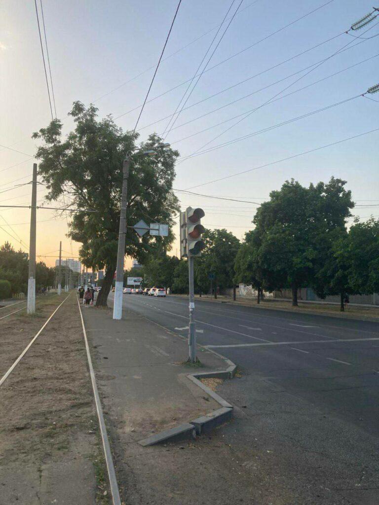 В Киевском районе Одессы временно не будет работать группа светофоров