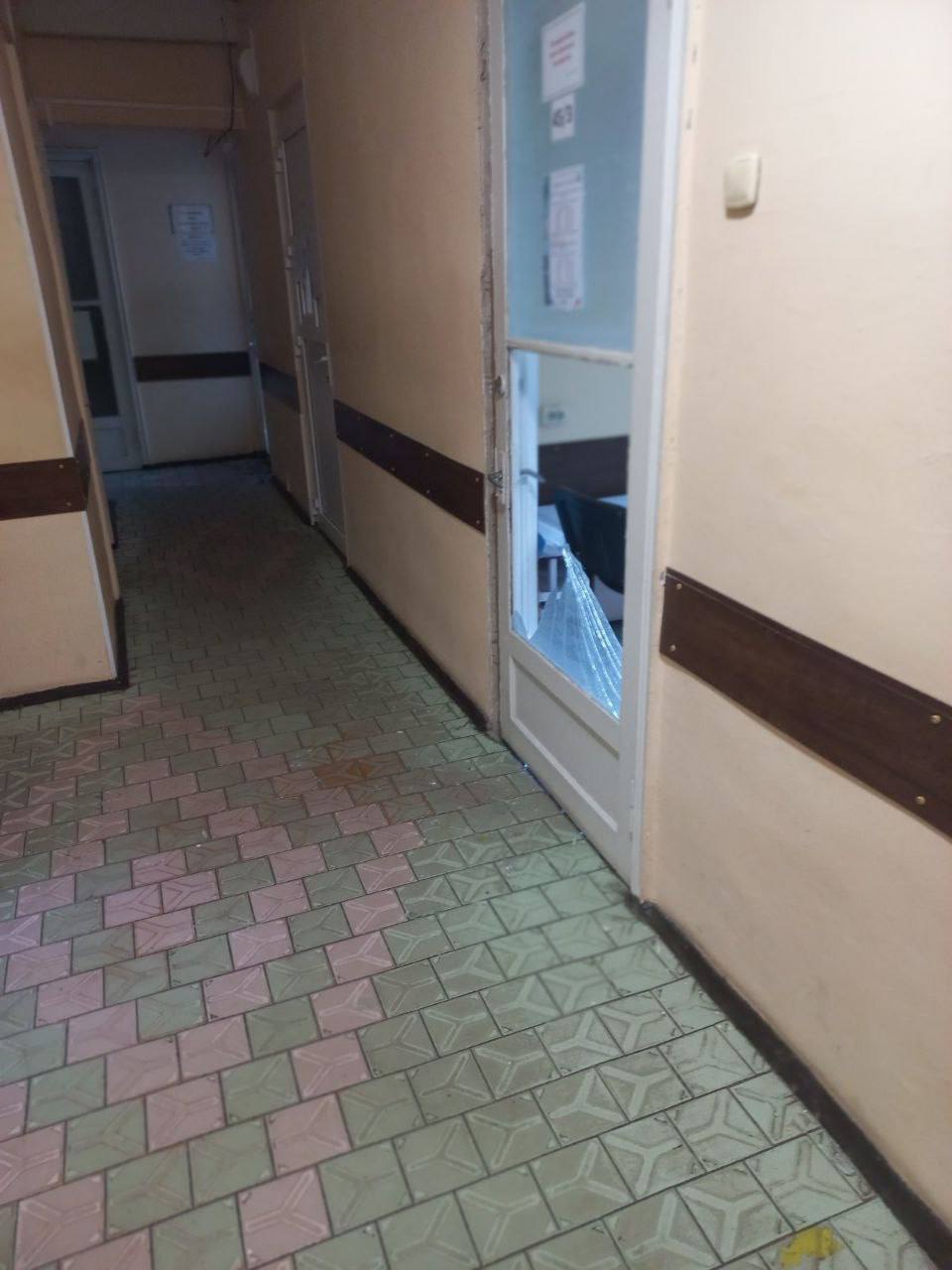 В Одессе из-за российской атаки повреждено медучреждение