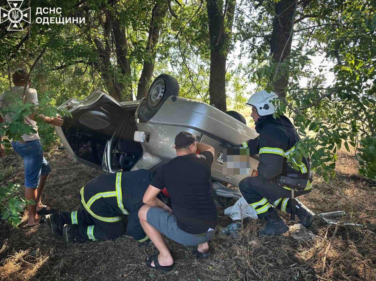 На трассе Одесса–Рени в ДТП пострадал водитель легковушки