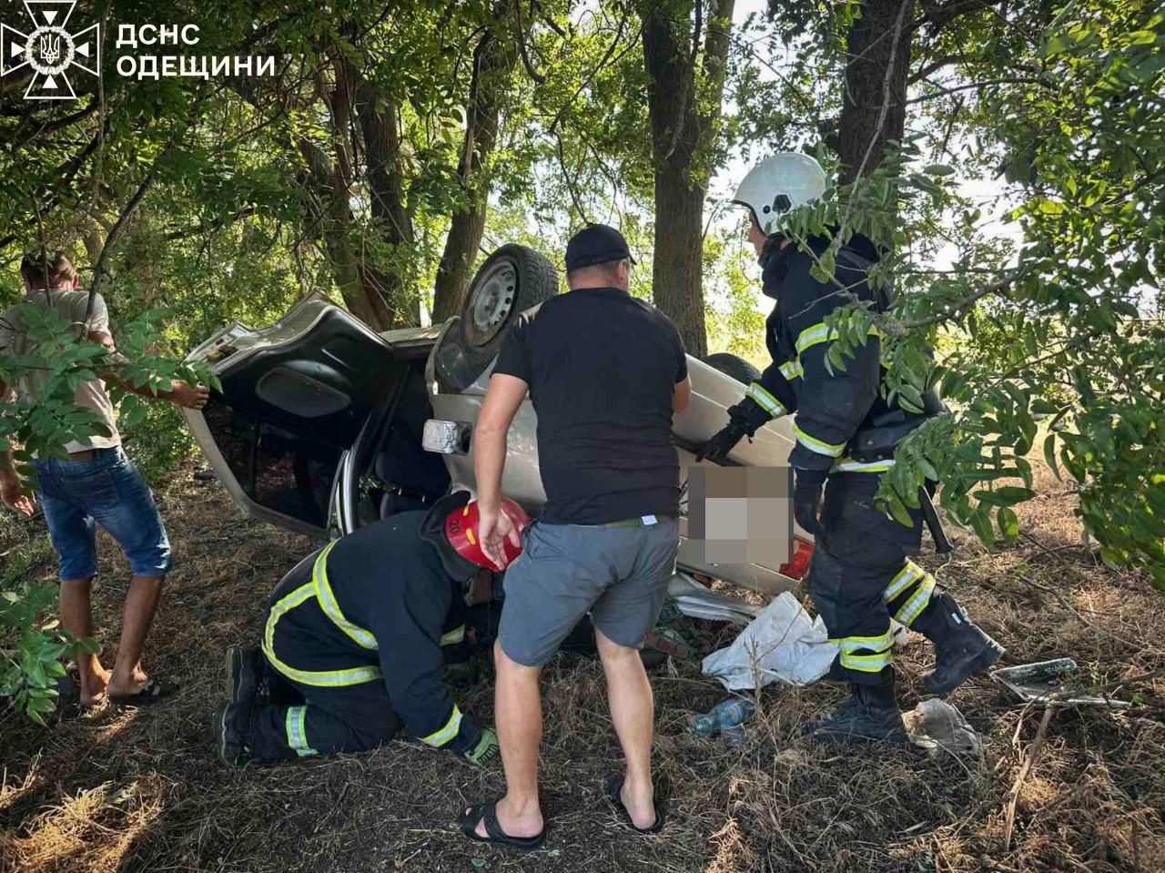 На трассе Одесса–Рени в ДТП пострадал водитель легковушки