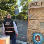 В Одессе прокуратура демонтировала незаконные шлагбаумы на пляжных парковках