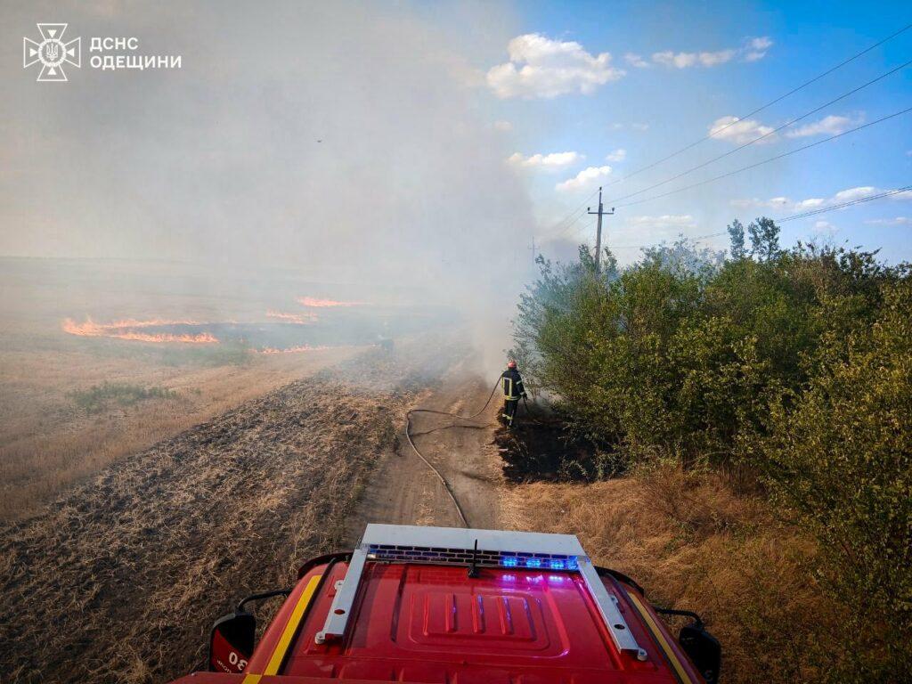 Около 500 пожаров в экосистемах произошло за неделю в Одесской области