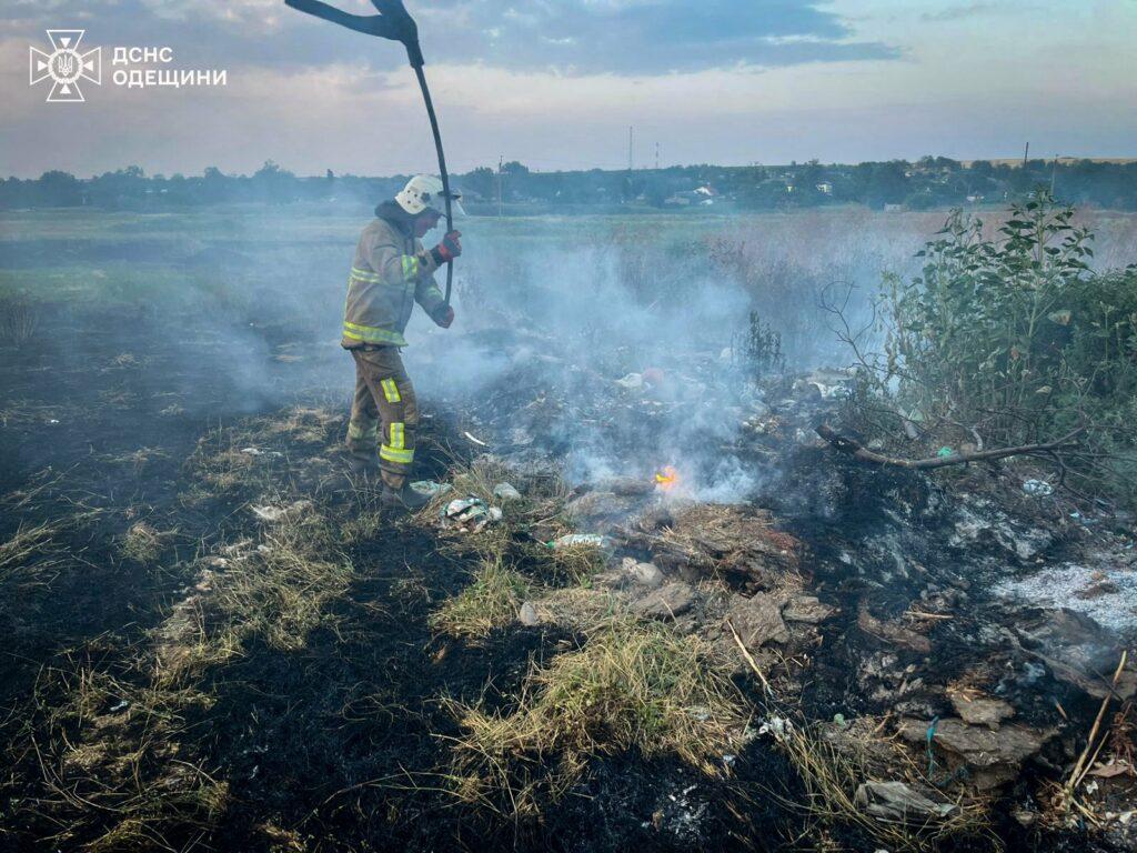 Около 500 пожаров в экосистемах произошло за неделю в Одесской области