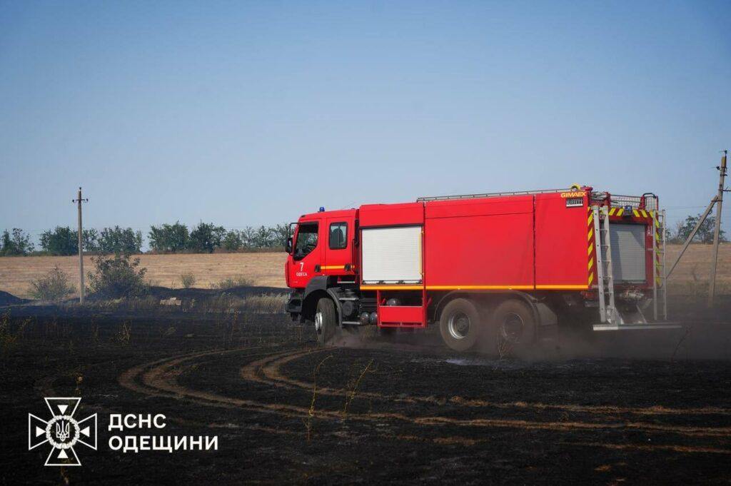 Вогнеборці декілька годин гасили масштабну пожежу в екосистемі під Одесою