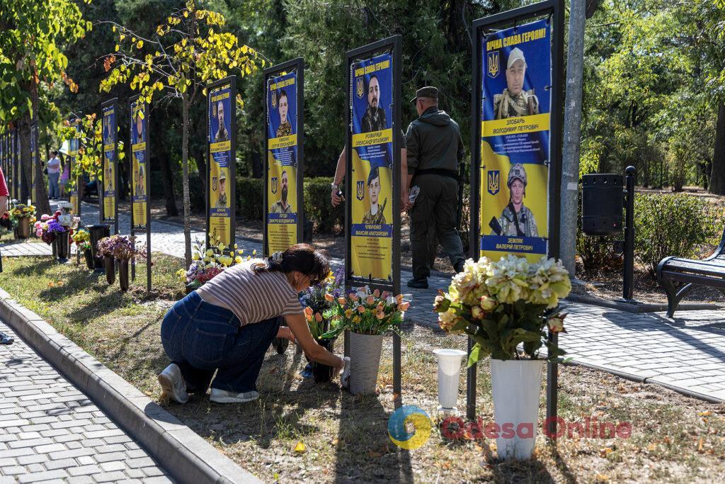 На Алеї Героїв в Одесі увічнили імена ще 82 захисників