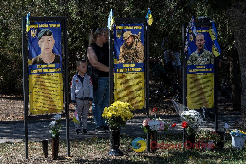 На Алеї Героїв в Одесі увічнили імена ще 82 захисників