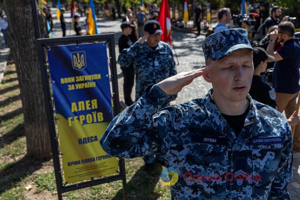 На Алеї Героїв в Одесі увічнили імена ще 82 захисників