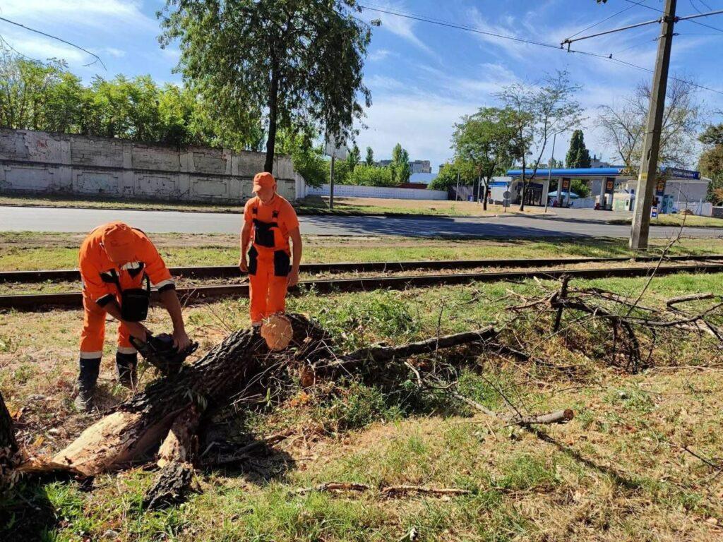 В Одессе продолжают ликвидировать последствия непогоды