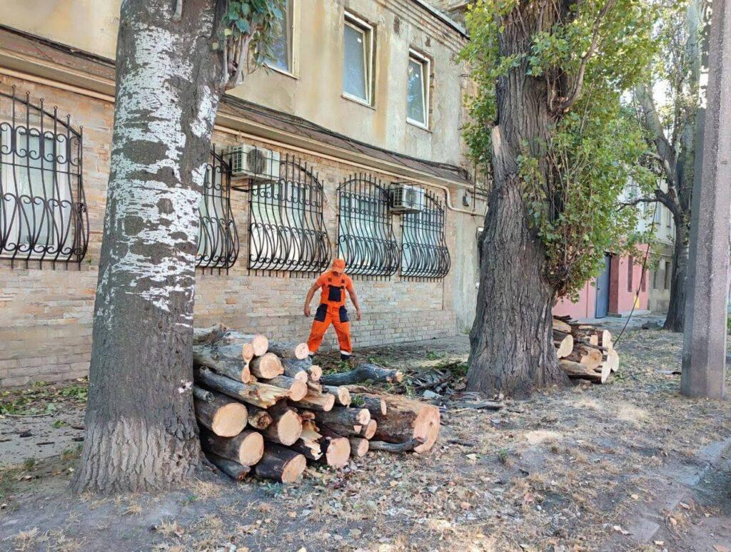 В Одессе продолжают ликвидировать последствия непогоды