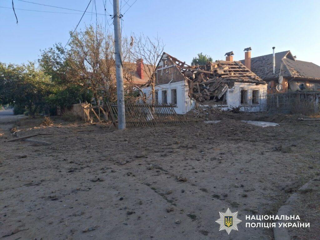 РФ массированно обстреляла Херсонсую область: один человек погиб, восемь получили ранения