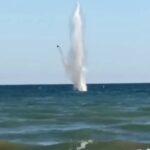 В Одесской области уничтожили мину, которая дрейфовала в открытом море